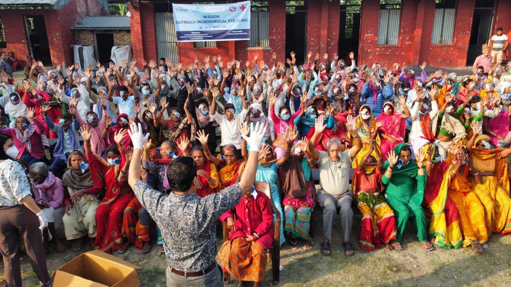 दुई दिनको शिविरमा २२०६ जनाको आँखा परिक्षण,३०५ को शल्यक्रिया